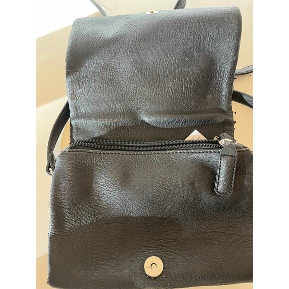 Street Level Anthropologie Womens Crossbody Shoulder Bag Woven Polyurethane - Picture 4 of 7